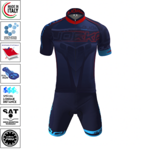 Pack Maillot Isoard Cuissard Ikon Marine Rouge